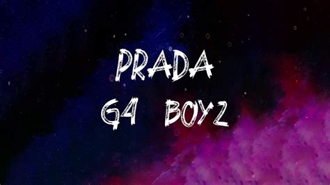 G4 Boyz – Prada Lyrics 